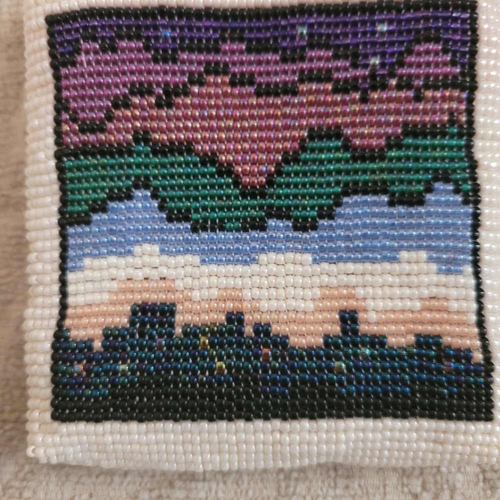 Vintage Handcrafted Beaded Change Purse